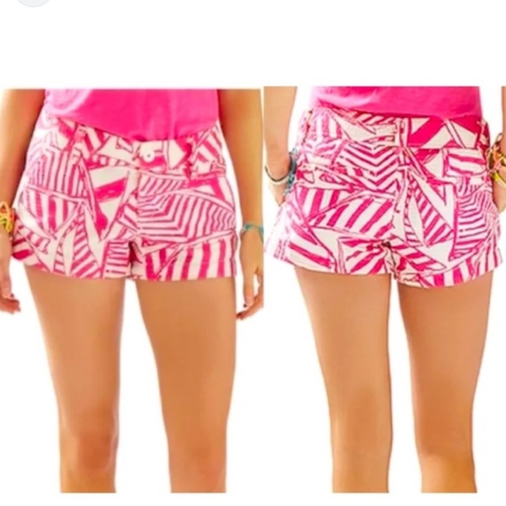 Lilly Pulitzer Walsh Capri Pink Yacht Sea Shorts
